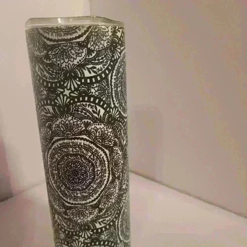 20 oz skinny tumbler with hidden effects